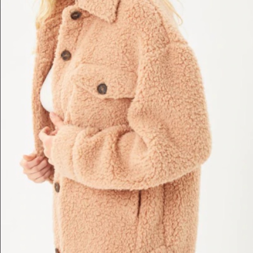 NWT Sherpa shacket - Picture 4 of 4